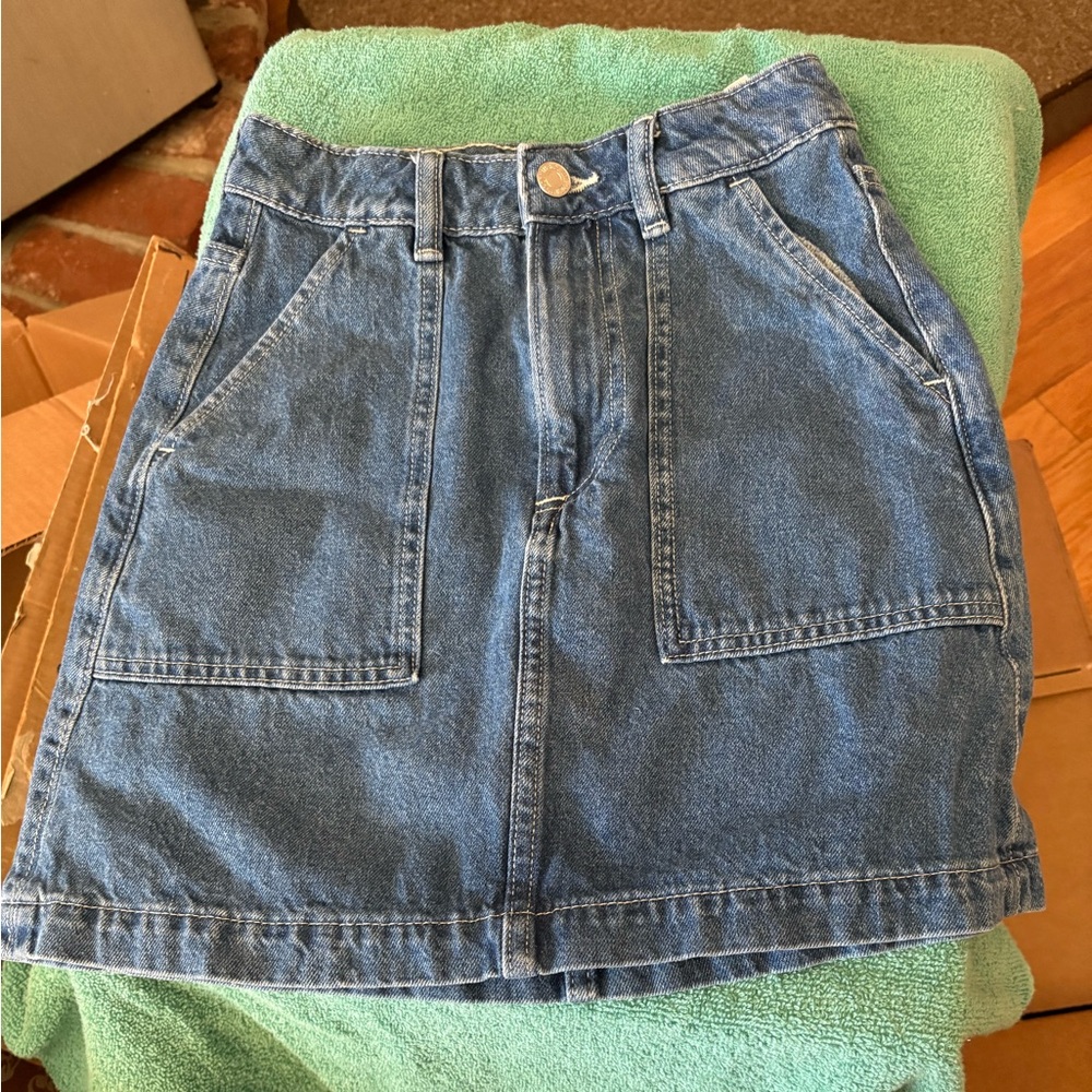 Denim Blue Skirt